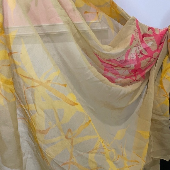 Satya Paul Multi Color Sheer Scarf - Picture 4 of 6